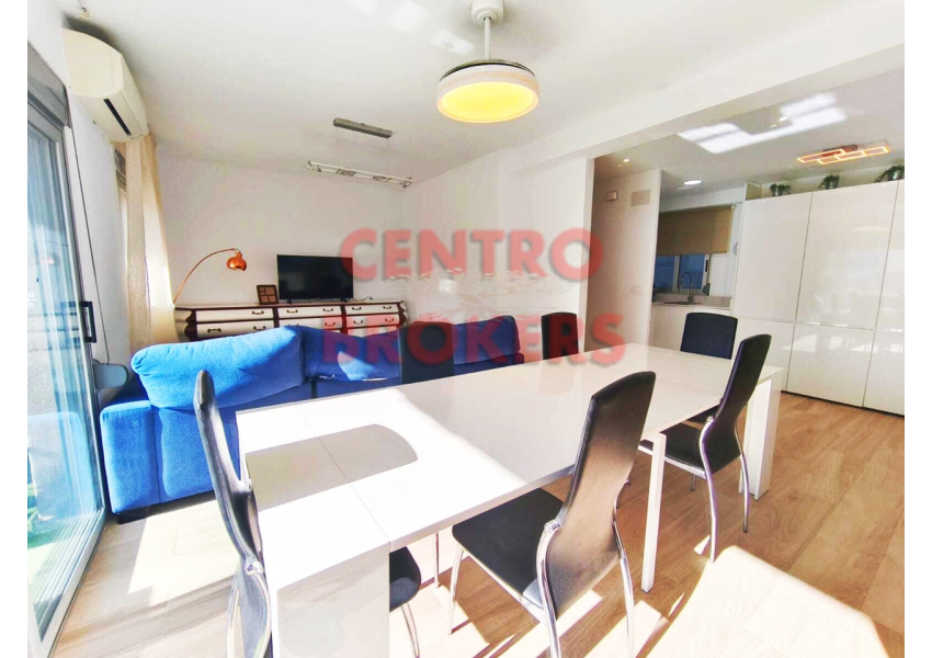 Apartament z 3 sypialniami  100m od plaży z widokiem na morze w Cullera, Walencja